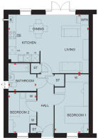 The Burleigh floor plan