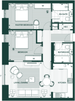 Floor Plan - Apt 61