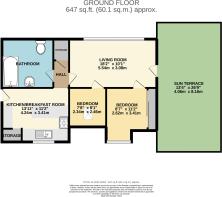 2D Floorplan (colour)