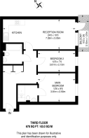 Floorplan area for info only, not for £/sq. ft valuation
