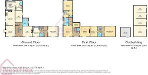 Rookery Farmhouse 57 Main Road PE13 4LA  2D Plan 1