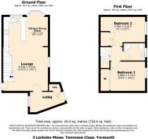 3 Locksley Mews, Tennyson Close, Yarmouth - all fl
