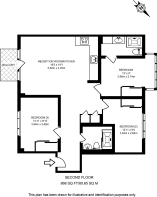 Floorplan area for info only, not for £/sq. ft valuation