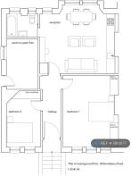 Plan Of Flat - Approx 800 Sqft