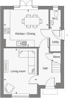 Dandara - Pearmain Place - The Frogmore, Home 090 floorplan