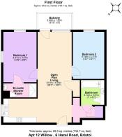 Apt 12 Willow , 6 Hazel Road, Bristol - all floors