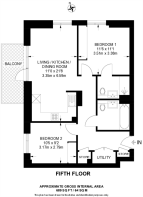 Floorplan area for info only, not for £/sq. ft valuation