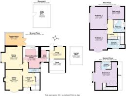 20 Laura Grove, Paignton 2d floorplan