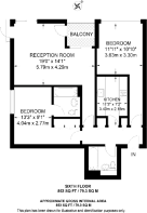 Floorplan area for info only, not for £/sq. ft valuation