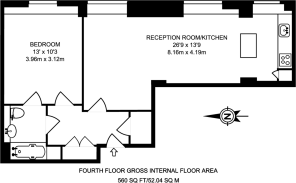 Floorplan area for info only, not for £/sq. ft valuation