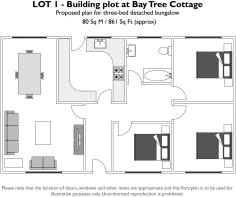 LOT 1 - Proposed floorplan