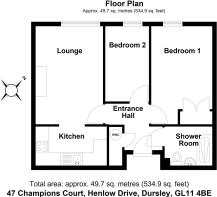 47 Champions Court, Henlow Drive, Dursley, GL11 4B