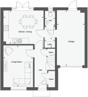 Dandara - The Cygnets - The Chawton, Home 5 floorplan