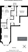 Floorplan of 25 (Flat 3) Montpelier