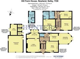 Hill Farm House, Newland, Selby, YO8 8PS - Floorpl