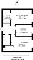 Floorplan area for info only, not for £/sq. ft valuation