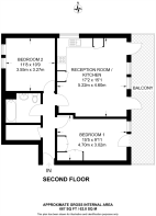 Floorplan area for info only, not for £/sq. ft valuation