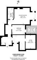 Floorplan area for info only, not for £/sq. ft valuation