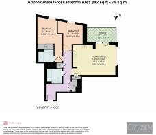 FLOOR PLAN OF SIMILAR APARTMENT