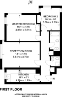 Floorplan area for info only, not for £/sq. ft valuation