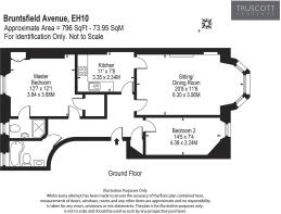 Floorplan of 18 (Flat 2) Bruntsfield Avenue