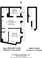 Floorplan area for info only, not for £/sq. ft valuation