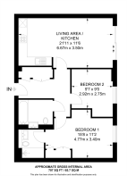 Floorplan area for info only, not for £/sq. ft valuation