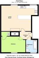 Flat 2, Barrows House, The Street, Borden, Sitting