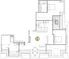Floor Plan Plot 14