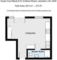 E15 Clyde Court Block E, 13, Erskine Street, Leice