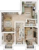 Ground Floor - 3D