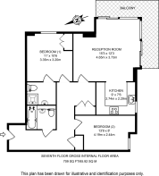 Floorplan area for info only, not for Â£/sq. ft valuation