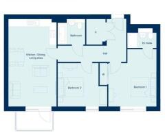 Hawthorn Ground Floor 2 bed
