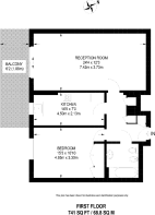 Floorplan area for info only, not for £/sq. ft valuation