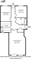 Floorplan area for info only, not for £/sq. ft valuation