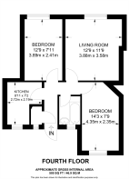 Floorplan area for info only, not for £/sq. ft valuation