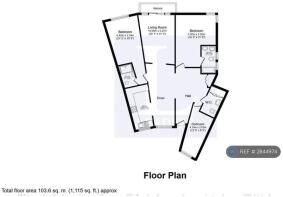 Floor Plan, Approximately 1,150 Sq Ft