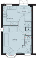 The ground floor floor plan of The Kennett