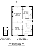 Floorplan area for info only, not for £/sq. ft valuation