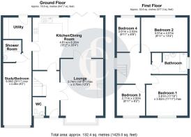 43 Saxon Close, Stratford Upon Avon - all floors