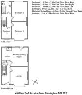 FLOORPLAN 43 Olton Croft Acocks Green Birmingham B