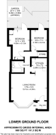 Floorplan area for info only, not for £/sq. ft valuation