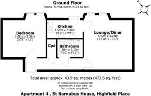 Apartment 4 , St Barnabus House, Highfield Place -