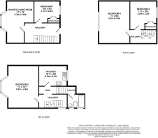 Floor Plan - 1, 22 Clarence - With Bedroom Numbers