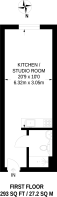 Floorplan area for info only, not for £/sq. ft valuation