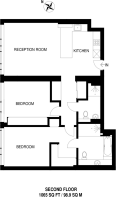 Floorplan area for info only, not for £/sq. ft valuation