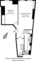Floorplan area for info only, not for £/sq. ft valuation