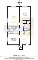 Floorplan - Flat 41 Kingmere, South Terrace, Littl