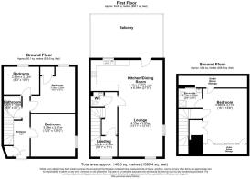 Left Side 21C The Crescent, Sandgate - all floors 