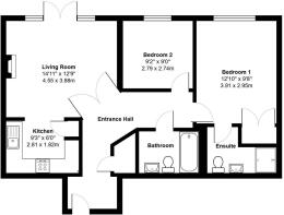 Flat 2, Heath Lodge, 81, Reading Road, Yateley, GU